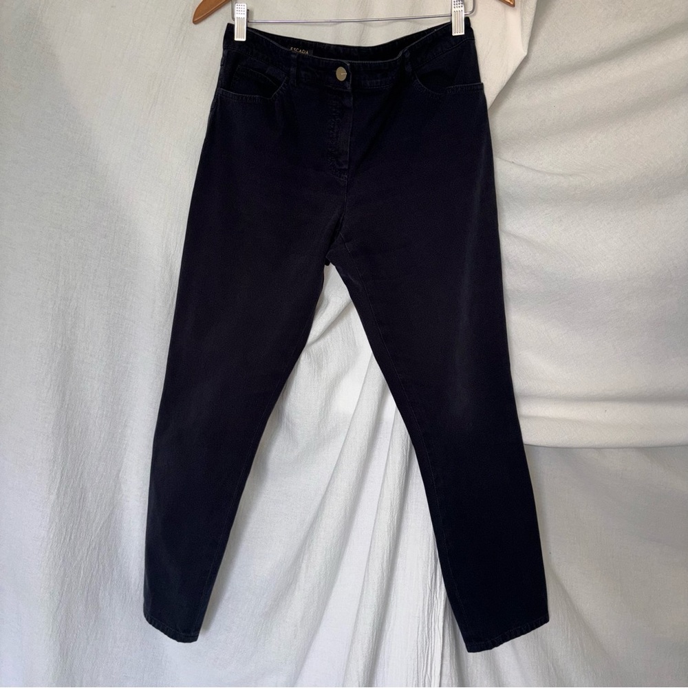 Escada Navy Blue Pants